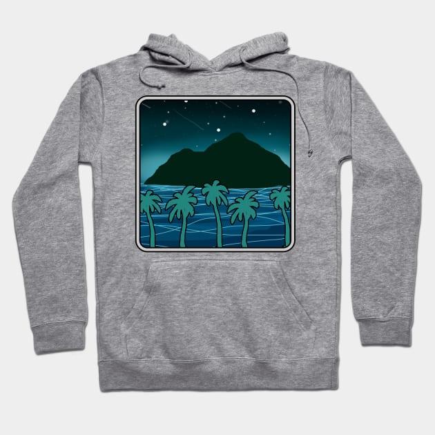 Island Night Hoodie by colleendavis72